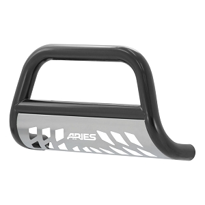 Black Bull Bar with stainless skid plate for 2014 - 2018 Sprinter