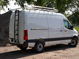 ProMaster No Drill Rear Ladder Black or Silver