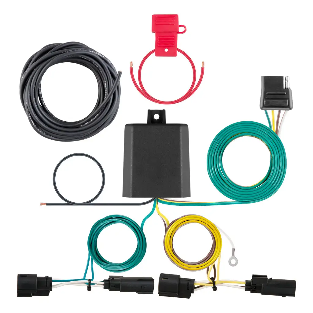 2015 - 2025 Ford Transit Flat 4 Wiring Plug and Play Kit from Curt Mfg.
