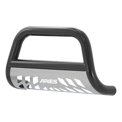 Black Bull Bar with stainless skid plate for 2014 - 2018 Sprinter